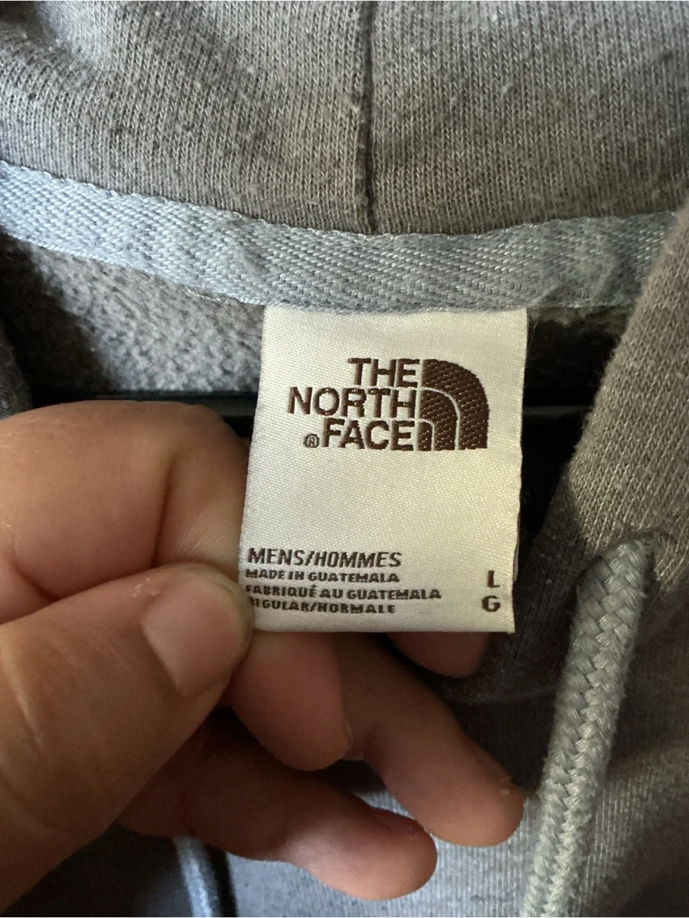 The North Face Men's Gray Pullover Hoodie